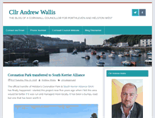 Tablet Screenshot of cllrandrewwallis.co.uk